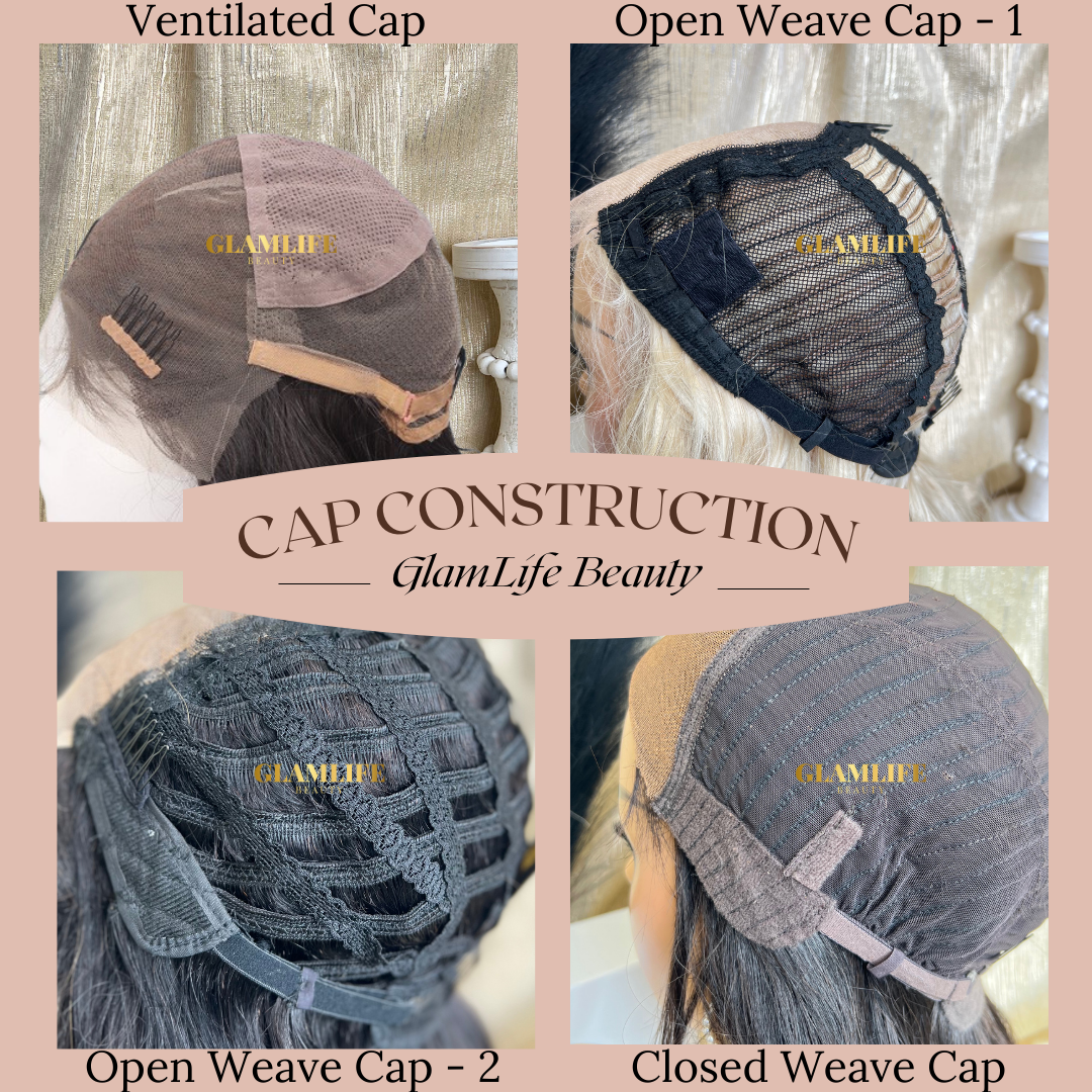 Choosing the Perfect Wig Construction: Ventilated Caps, Closed Weave Caps, and Open Weave Caps